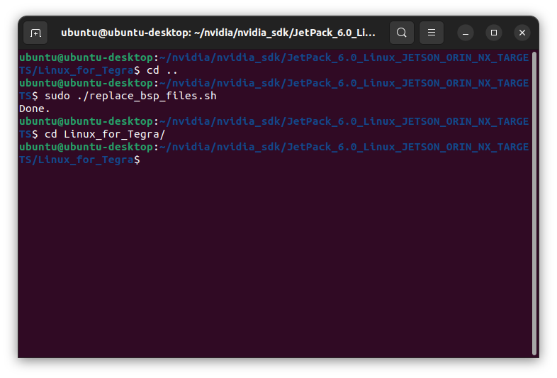 JetPack-6.x Installation for DSBOARD-ORNX